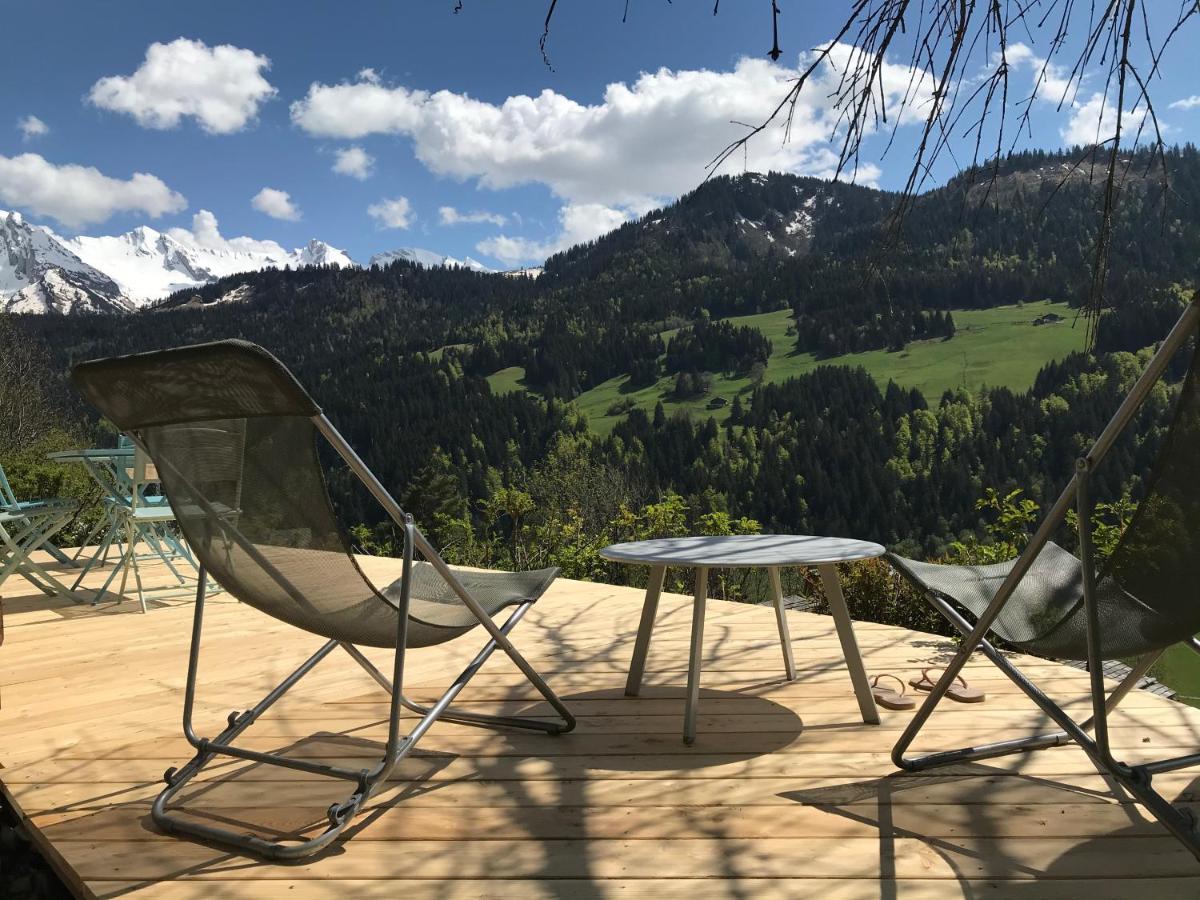 La Marmotte Qui Papote Apartment Le Grand-Bornand Luaran gambar