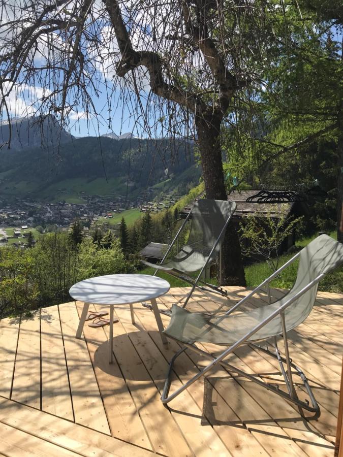 La Marmotte Qui Papote Apartment Le Grand-Bornand Luaran gambar